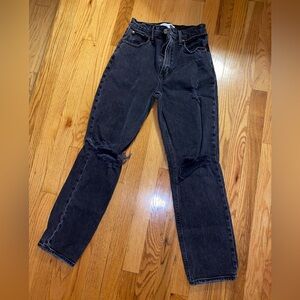Abercrombie black curve love jeans 🖤